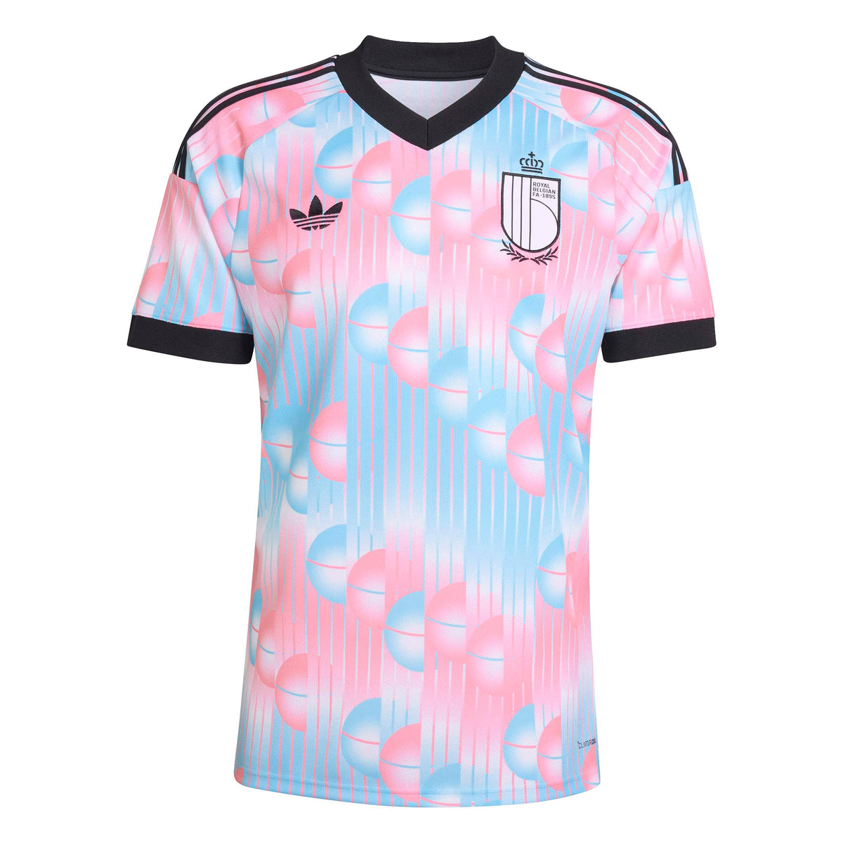 Belgium National Team FIFA Adidas Men Pink/Light Blue 2026 Replica Away Jersey product image 1, provided for visual
