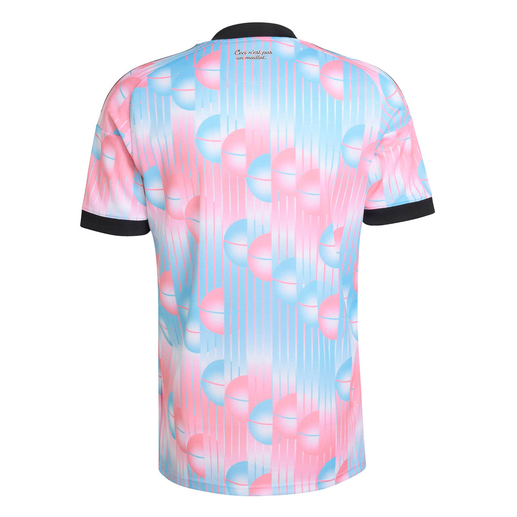 Belgium National Team FIFA Adidas Men Pink/Light Blue 2026 Replica Away Jersey product image 2, provided for visual
