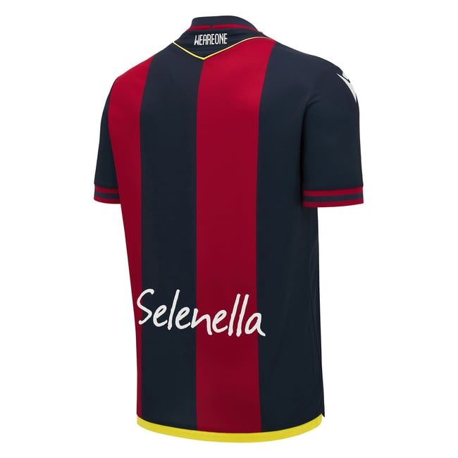Bologna FC Serie A Macron Men Red 2024/25 Authentic Jersey product image 2, provided for visual reference and product detail