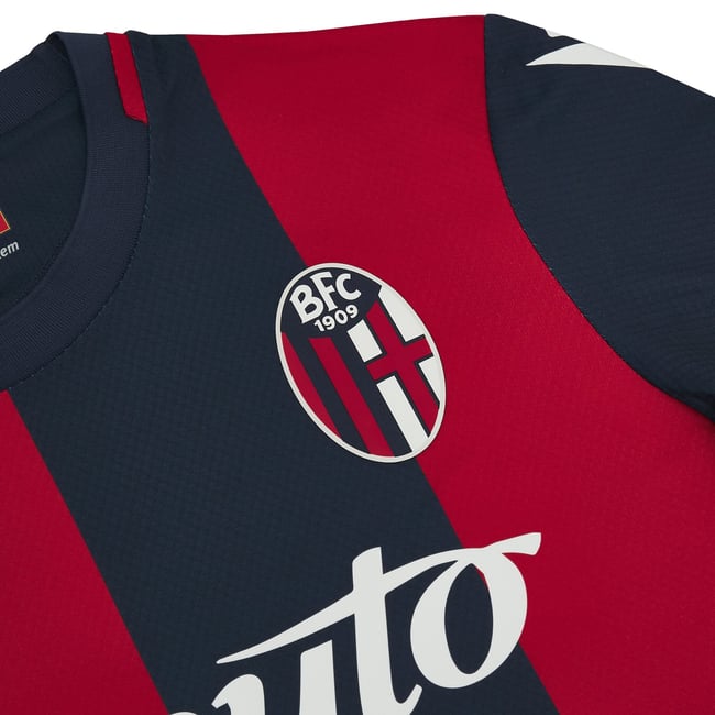 Bologna FC Serie A Macron Men Red 2024/25 Authentic Jersey product image 3, provided for visual reference and product detail
