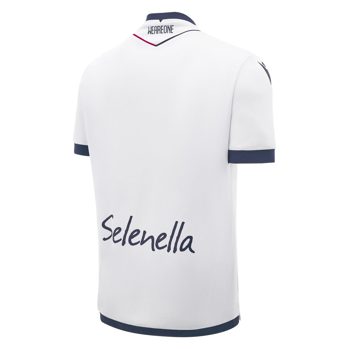 Bologna FC Serie A Macron Men White 2024/25 Authentic Jersey product image 2, provided for visual reference and product