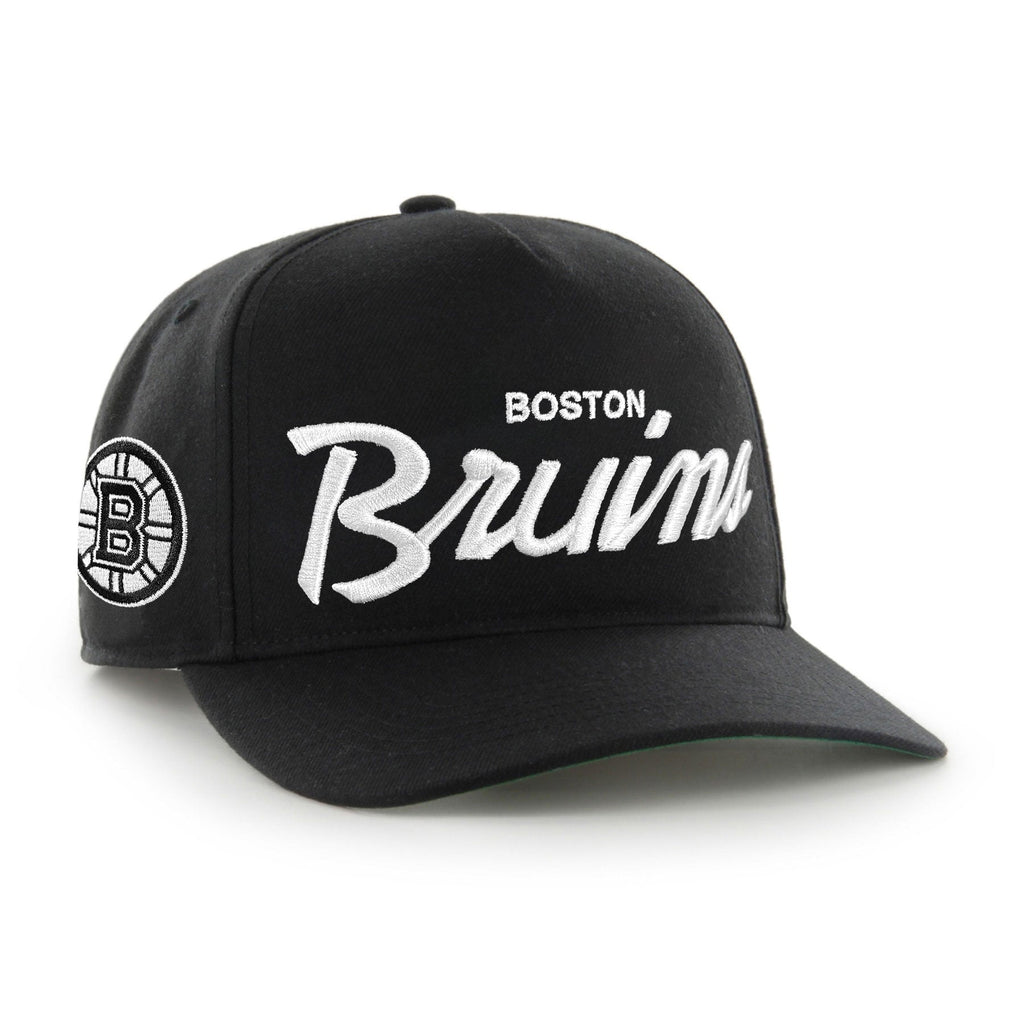 Boston Bruins NHL 47 Brand Men Black Attitude Hitch Snapback product image 1, provided for visual reference and product