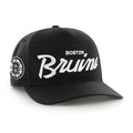 Boston Bruins NHL 47 Brand Men Black Attitude Hitch Snapback product image 1, provided for visual reference and product