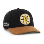 Boston Bruins NHL 47 Brand Men Black Golden Age Hitch Adjustable Hat product image 1, provided for visual reference and
