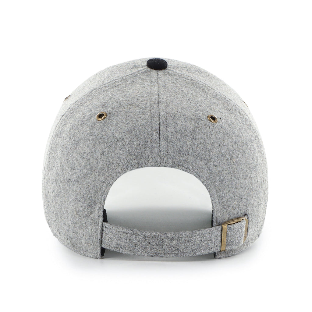 Boston Bruins NHL 47 Brand Men Grey Golden Age Clean Up Wool Adjustable Hat product image 2, provided for visual reference