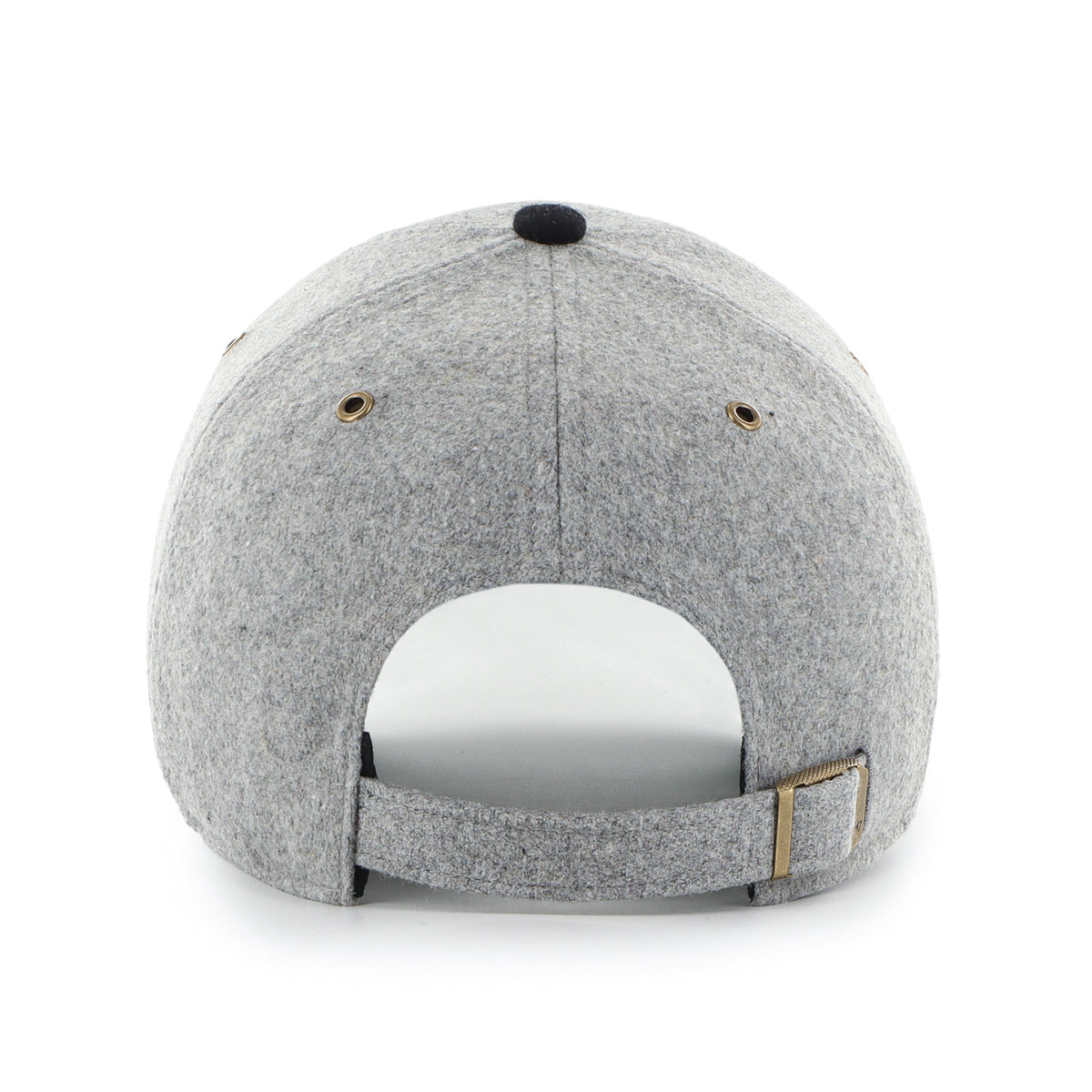 Boston Bruins NHL 47 Brand Men Grey Golden Age Clean Up Wool Adjustable Hat product image 2, provided for visual reference