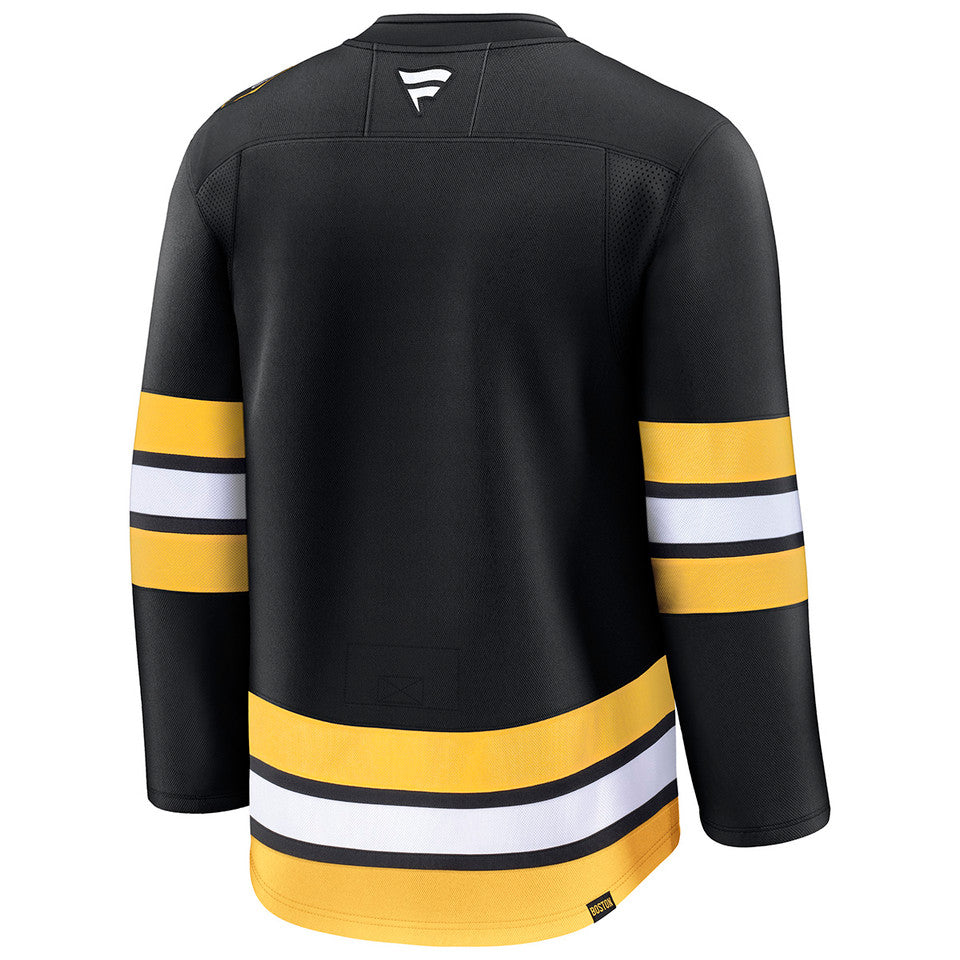Boston Bruins NHL Fanatics Branded Men Black Centennial Premium Jersey product image 2, provided for visual reference and