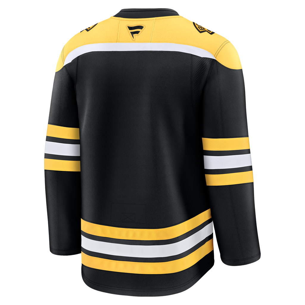 Boston Bruins NHL Fanatics Branded Men Black Premium Jersey product image 2, provided for visual reference and product
