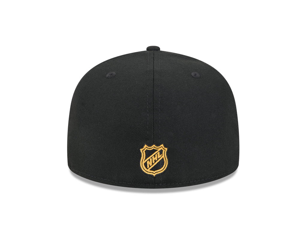 Boston Bruins NHL New Era Men Black 59Fifty Core Fitted Hat product image 2, provided for visual reference and product