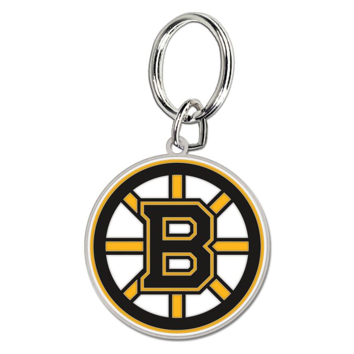 Boston Bruins NHL WinCraft Team Logo Premium Keychain product image 1, provided for visual reference and product detail