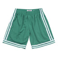 Boston Celtics NBA Mitchell & Ness Men Green 1985-86 Hardwood Classics Swingman Shorts product image 1, provided for visual