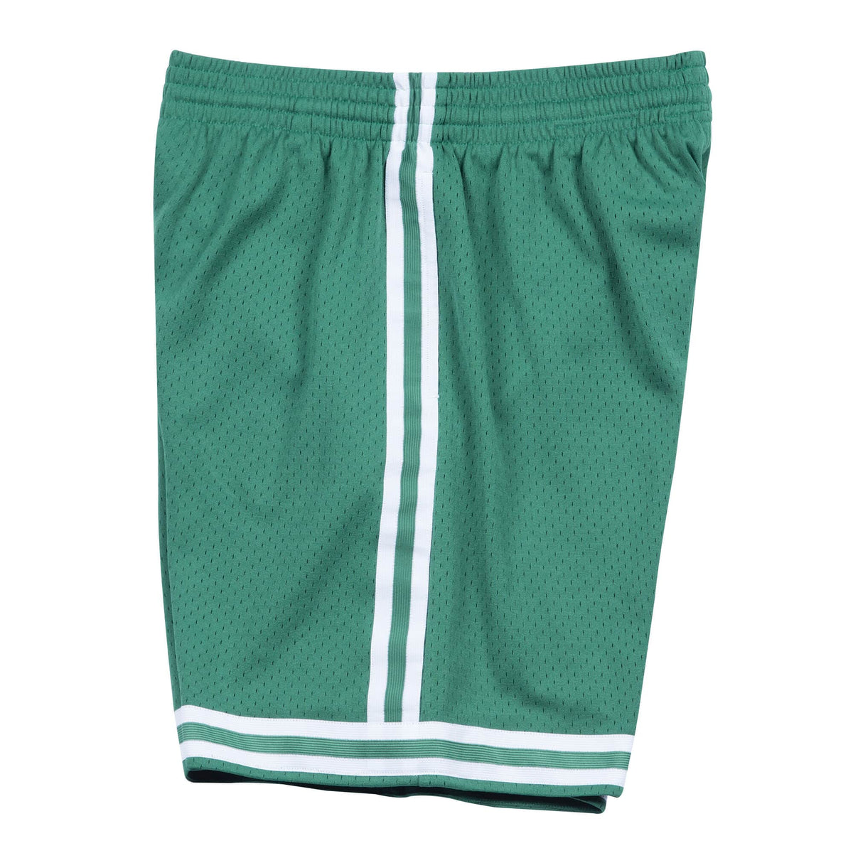 Boston Celtics NBA Mitchell & Ness Men Green 1985-86 Hardwood Classics Swingman Shorts product image 3, provided for visual