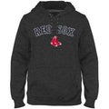 Boston Red Sox MLB Bulletin Men Charcoal Express Twill Home Field Hoodie product image 1, provided for visual reference and