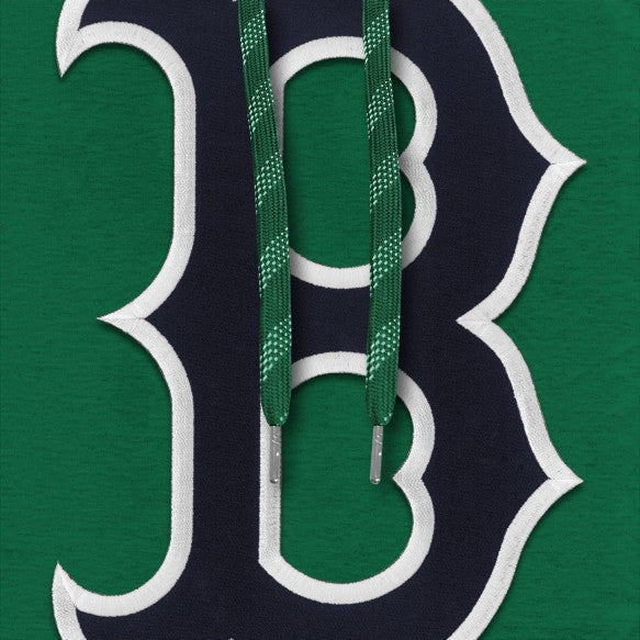 Boston Red Sox MLB Bulletin Men Green Express Twill Logo Hoodie product image 3, provided for visual reference and product