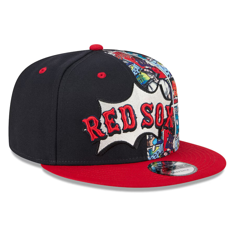 Boston Red Sox MLB New Era Men Red/Navy 9Fifty 2025 Diamond Hero Edition Snapback product image 4, provided for visual