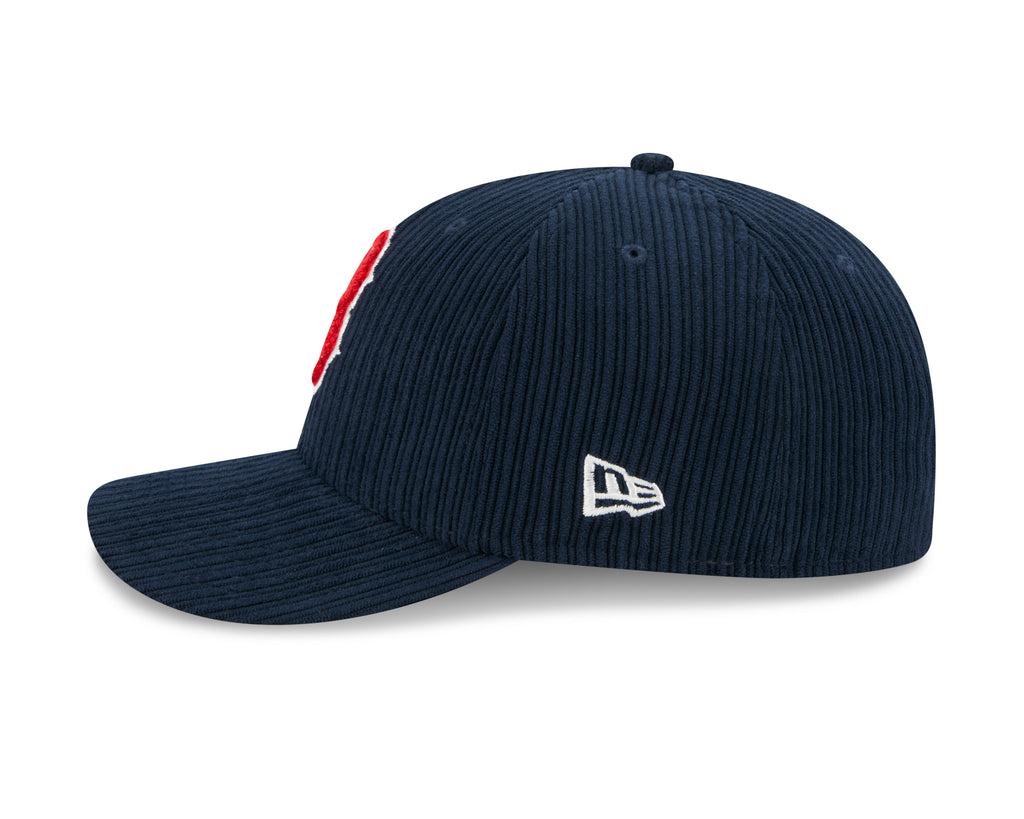 Boston Red Sox MLB New Era Men Navy 59Fifty Chenille Pop Fitted Hat product image 5, provided for visual reference and