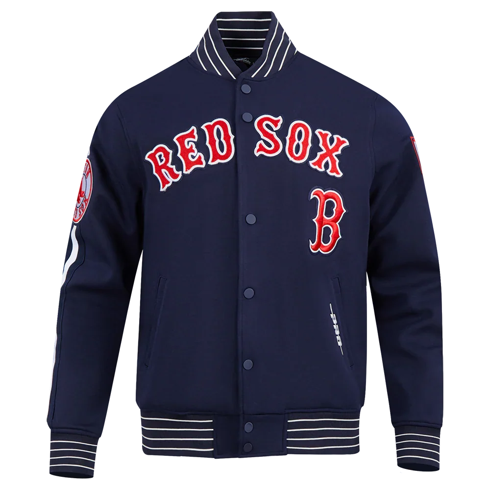 Boston Red Sox MLB Pro Standard Men Navy Cooperstown Game Day Double Knit Jacket product image 1, provided for visual