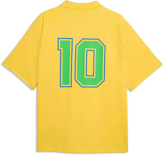 Brazil Puma Men Yellow King Fanpack Jersey product image 2, provided for visual reference and product detail review