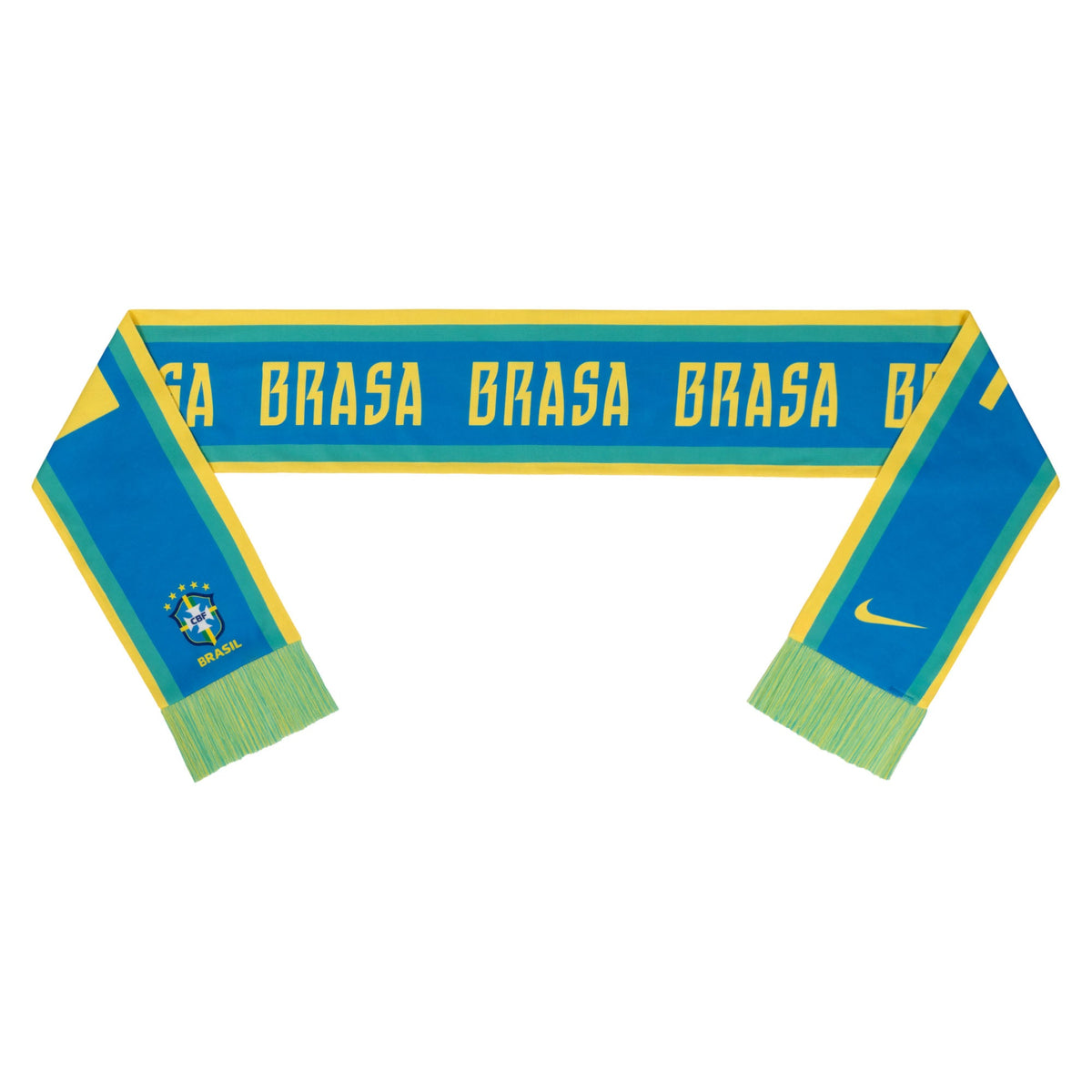 Brazil National Team FIFA Nike Light Blue/Yellow Local Verbiage 2.0 Scarf product image 2, provided for visual reference and