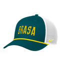 Brazil National Team FIFA Nike Men Green Rise Rope Trucker Adjustable Hat product image 1, provided for visual reference and