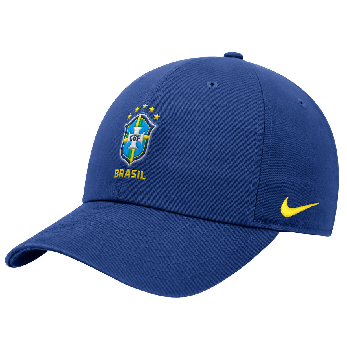 Brazil National Team FIFA Nike Men Royal Blue Club Adjustable Hat product image 1, provided for visual reference and product
