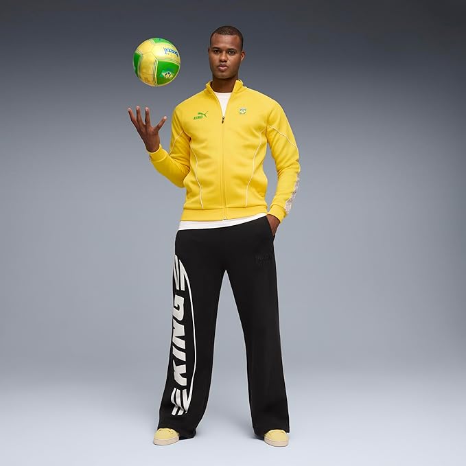 Brazil Puma Men Yellow King Fanpack Anthem Jacket product image 6, provided for visual reference and product detail review