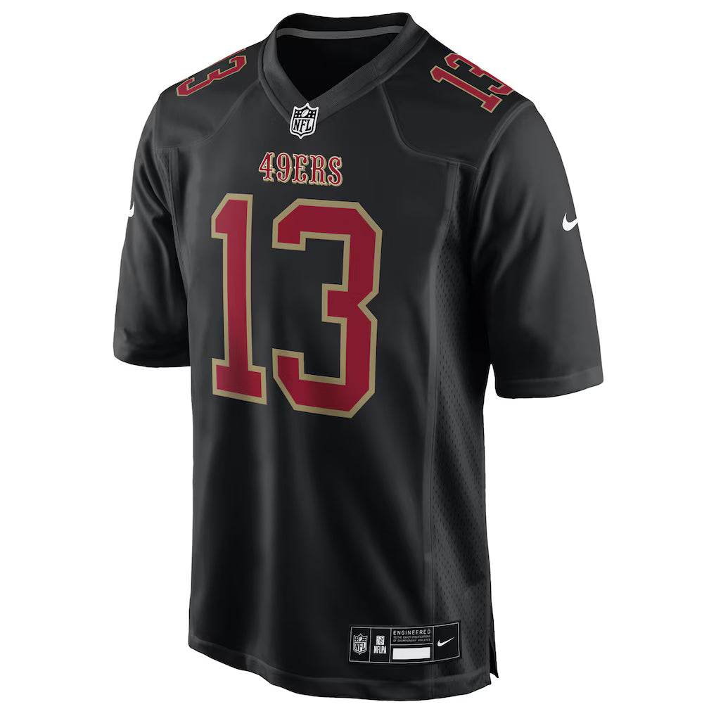 Brock Purdy San Francisco 49ers NFL Nike Black Fashion Game Jersey product image 2, provided for visual reference and