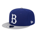 Brooklyn Dodgers MLB New Era Men Grey/Royal Blue 9Fifty Evergreen Snapback product image 1, provided for visual reference