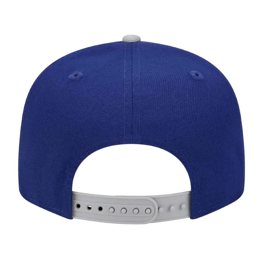 Brooklyn Dodgers MLB New Era Men Grey/Royal Blue 9Fifty Evergreen Snapback product image 2, provided for visual reference