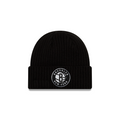 Brooklyn Nets NBA New Era Men Black Core Classic Cuff Knit Beanie product image 1, provided for visual reference and product