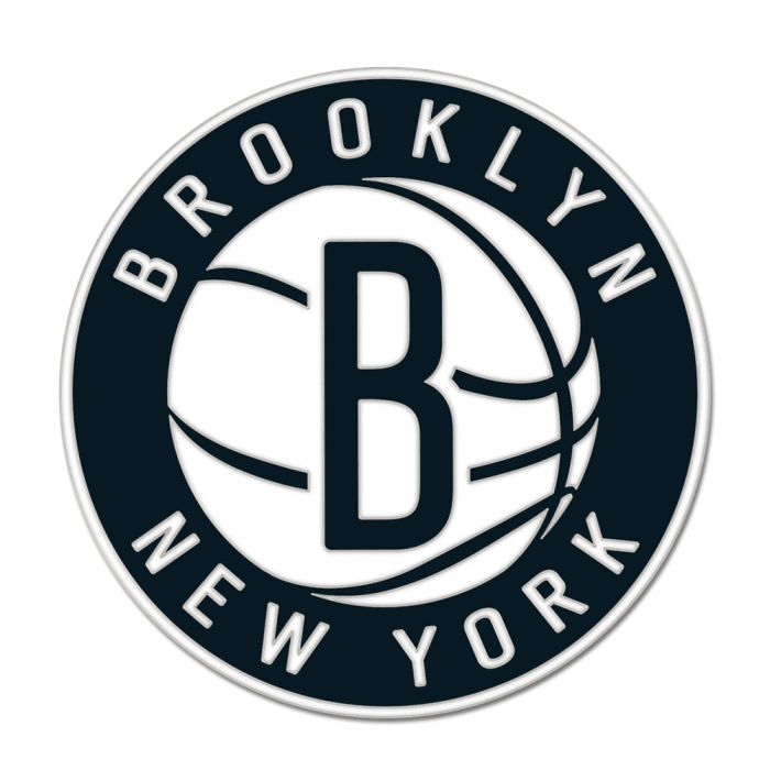 Brooklyn Nets NBA WinCraft Alternate Logo Collector Enamel Pin product image 1, provided for visual reference and product