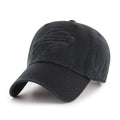 Buffalo Bills NFL 47 Brand Men Black On Black Clean up Adjustable Hat product image 1, provided for visual reference and