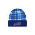 Buffalo Bills NFL New Era Men Blue 2024 Official Sideline Statement Cuff Knit Hat product image 1, provided for visual
