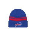 Buffalo Bills NFL New Era Men Blue Cuff Knit Hat product image 1, provided for visual reference and product detail review