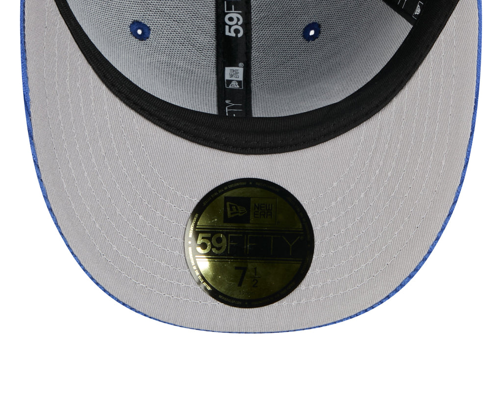 Buffalo Bills NFL New Era Men Royal Blue 59Fifty Chenille Pop Fitted Hat product image 7, provided for visual reference and