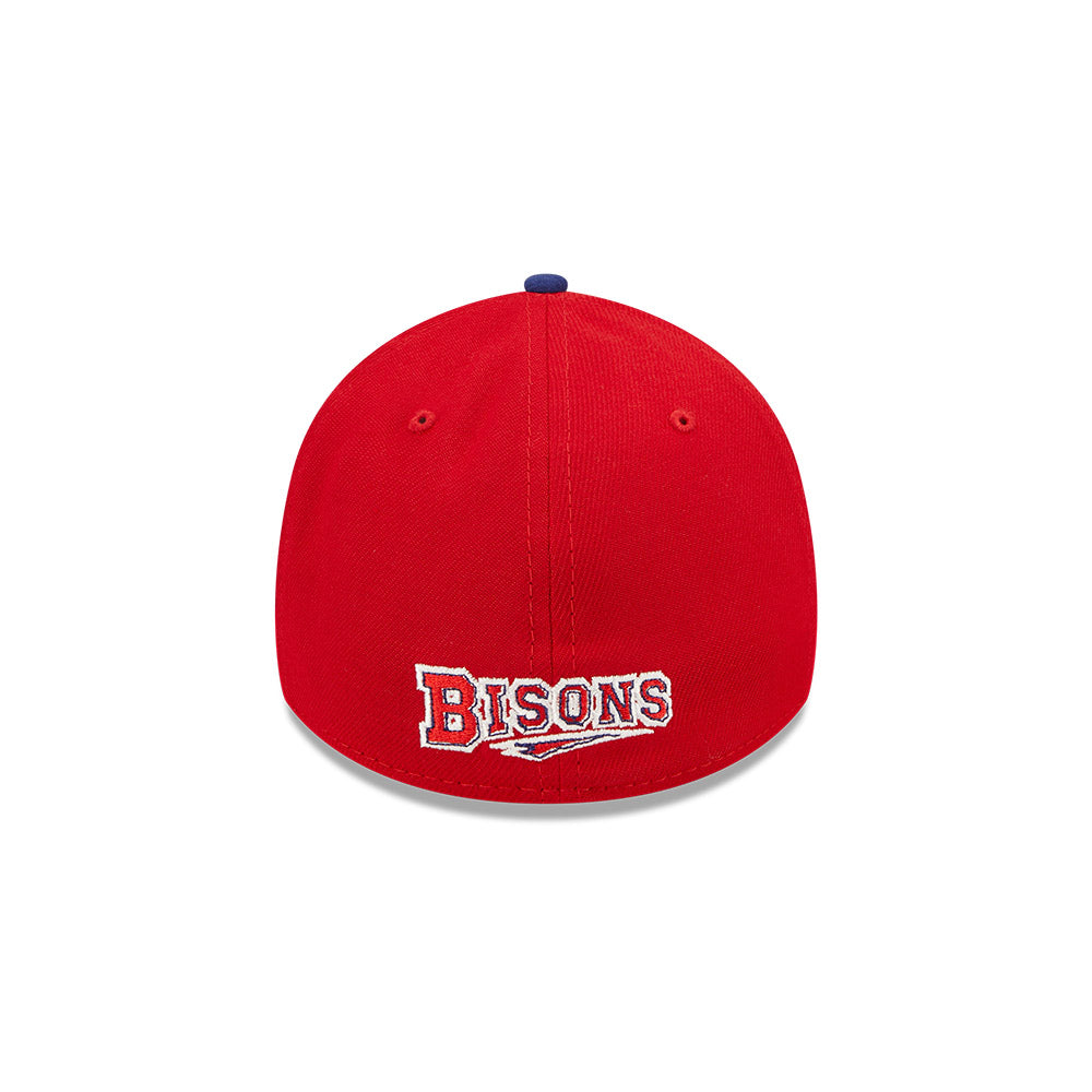 Buffalo Bisons MiLB New Era Men Red/Navy 39Thirty Alternate Authentic Collection Stretch Fit Hat product image 2, provided