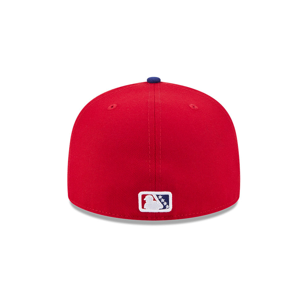 Buffalo Bisons MiLB New Era Men Red/Navy 59Fifty Alternate Authentic Collection Fitted Hat product image 2, provided for