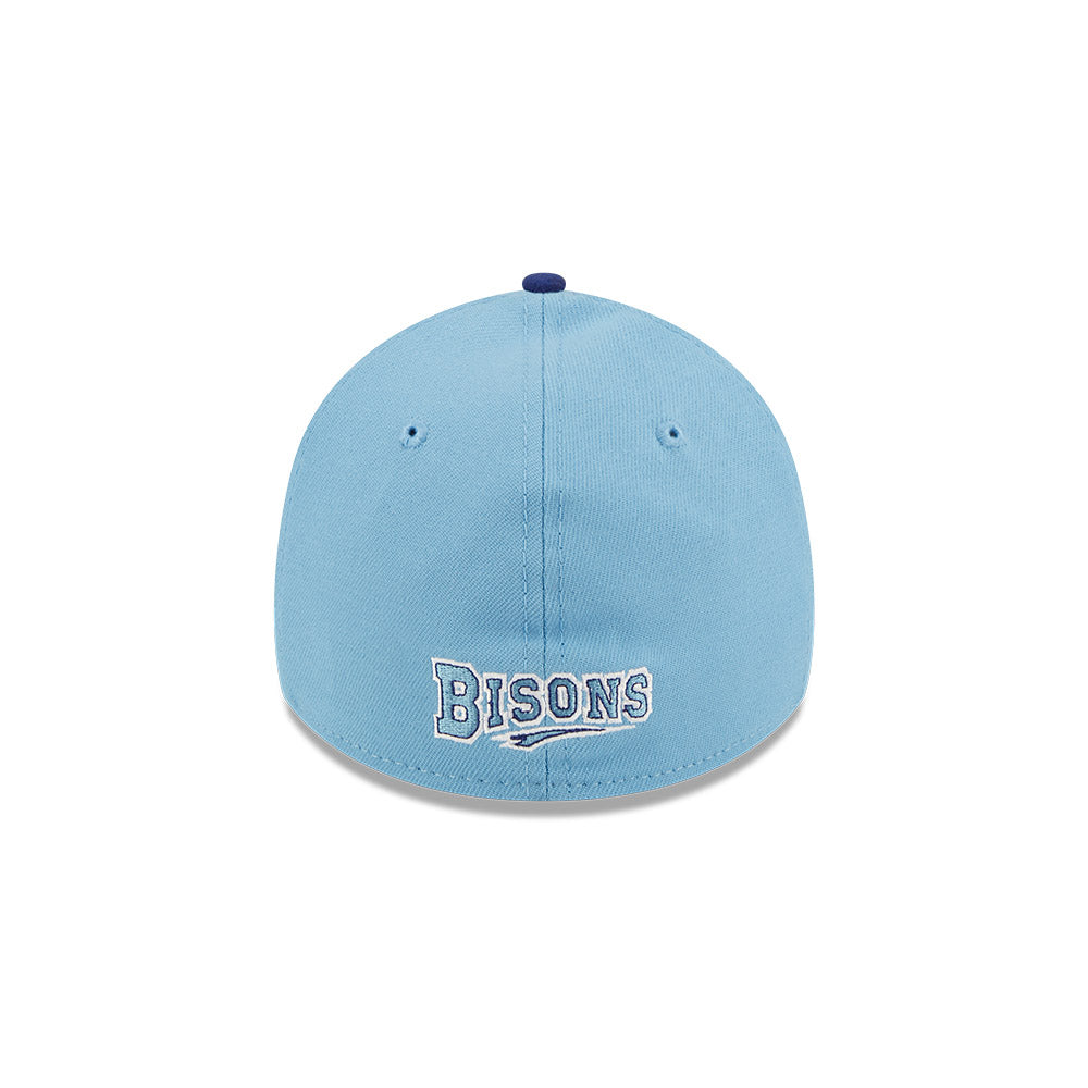 Buffalo Bisons MiLB New Era Men White/Navy 39Thirty Alternate Authentic Collection Stretch Fit Hat product image 2, provided