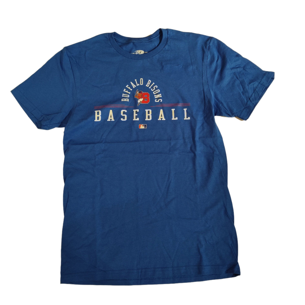 Buffalo Bisons MiLB OT Sports Men Royal Blue Primary Logo T-Shirt product image 1, provided for visual reference and product