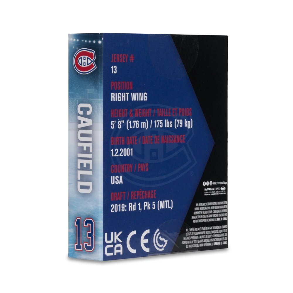 Cole Caufield Montreal Canadiens NHL McFarlene Construct A-Figure Mini Figure Toy product image 6, provided for visual
