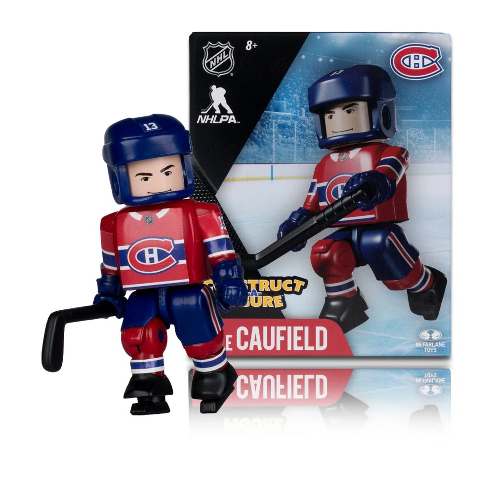Cole Caufield Montreal Canadiens NHL McFarlene Construct A-Figure Mini Figure Toy product image 1, provided for visual