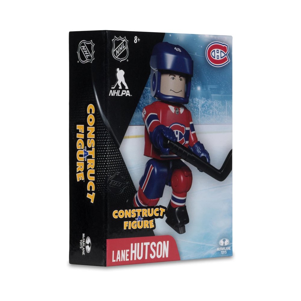 Lane Hutson Montreal Canadiens NHL McFarlene Construct A-Figure Mini Figure Toy product image 7, provided for visual