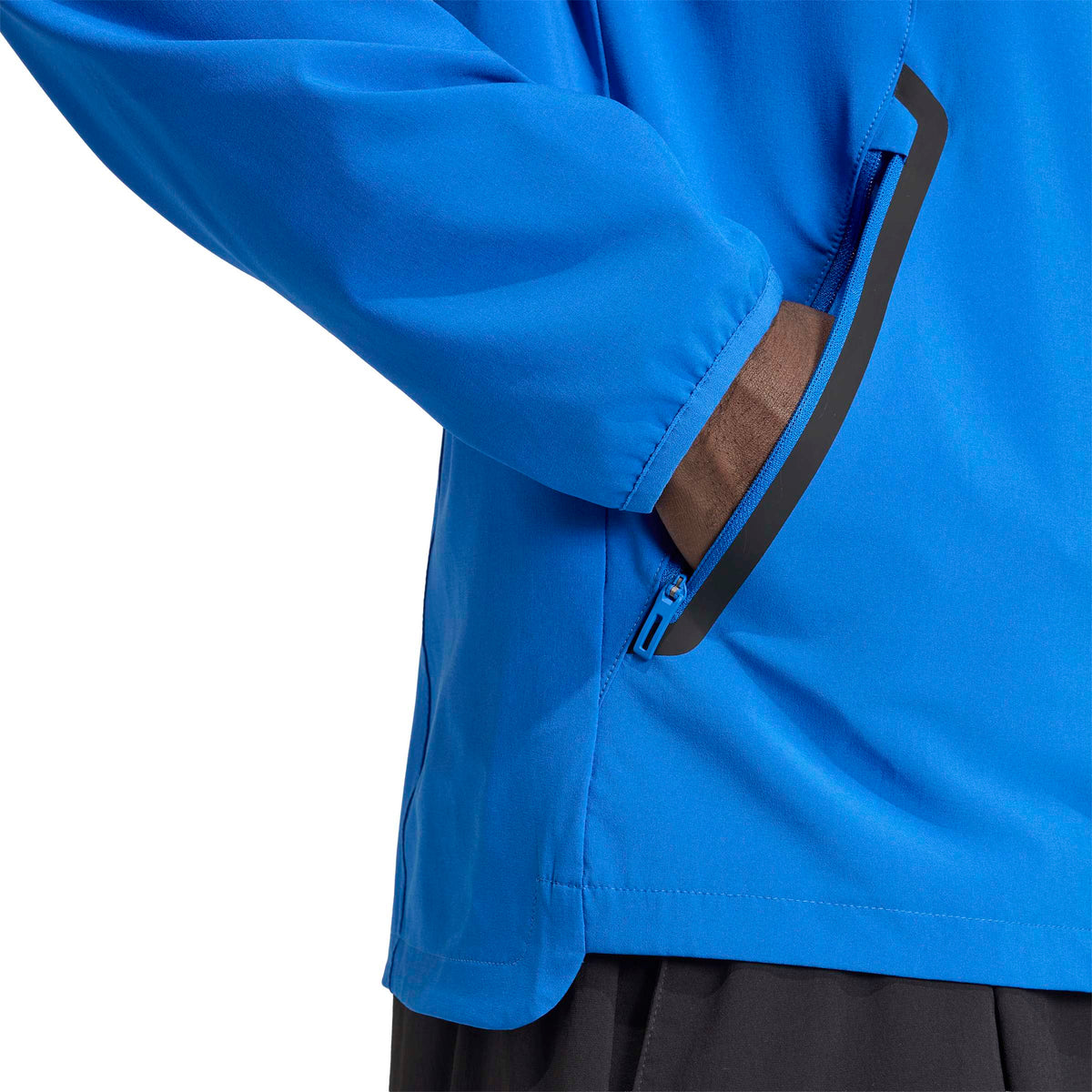 CF Montreal MLS Adidas Men Royal Blue Tiro Travel Windbreaker Jacket product image 6, provided for visual reference and