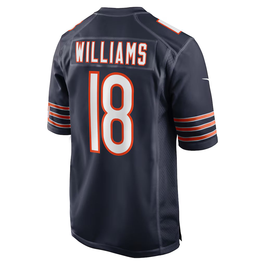Caleb Williams Chicago Bears NFL Nike Men Navy Home Game Jersey product image 1, provided for visual reference and product