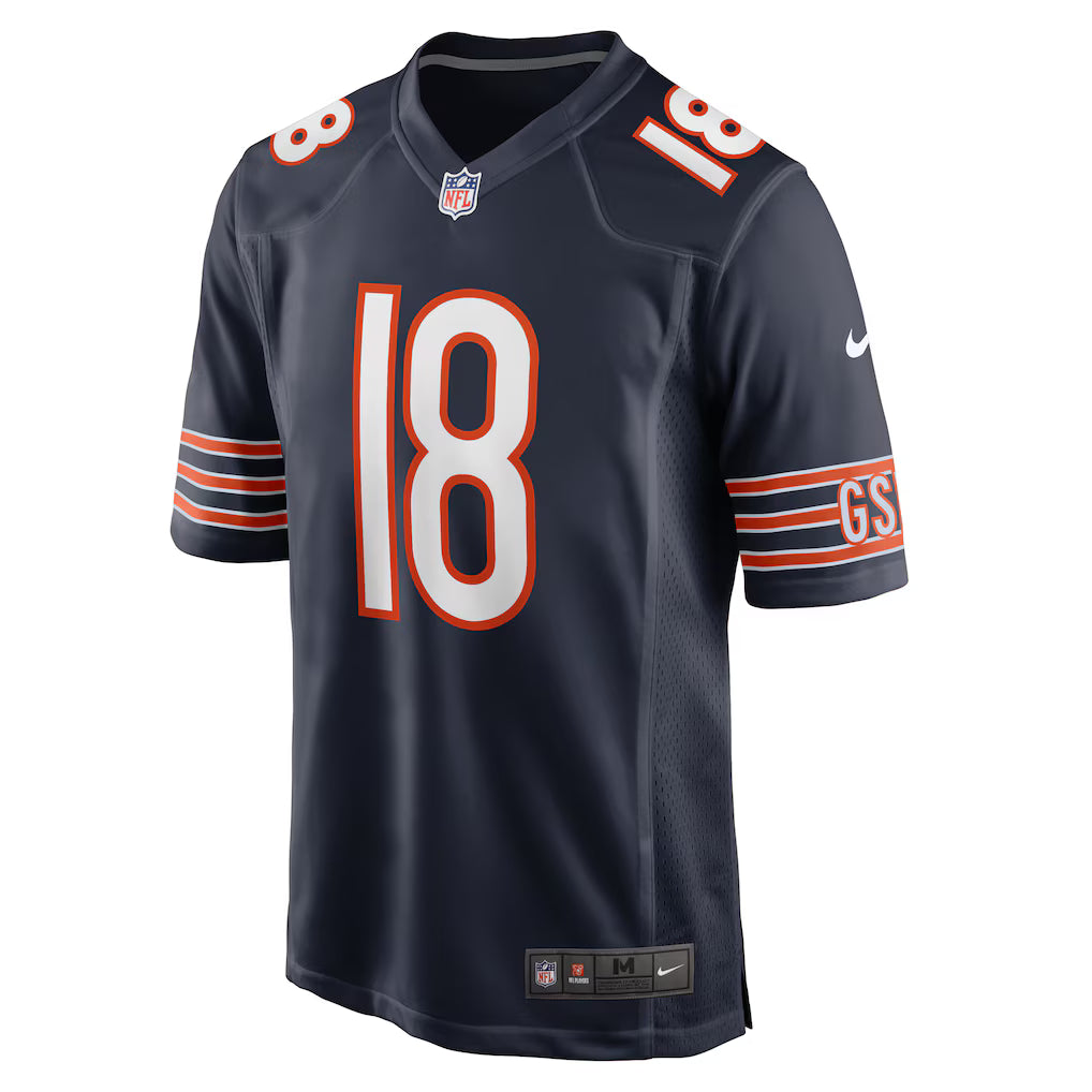Caleb Williams Chicago Bears NFL Nike Men Navy Home Game Jersey product image 2, provided for visual reference and product