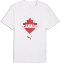 Canada Passion Puma Men White T-Shirt product image 1, provided for visual reference and product detail review