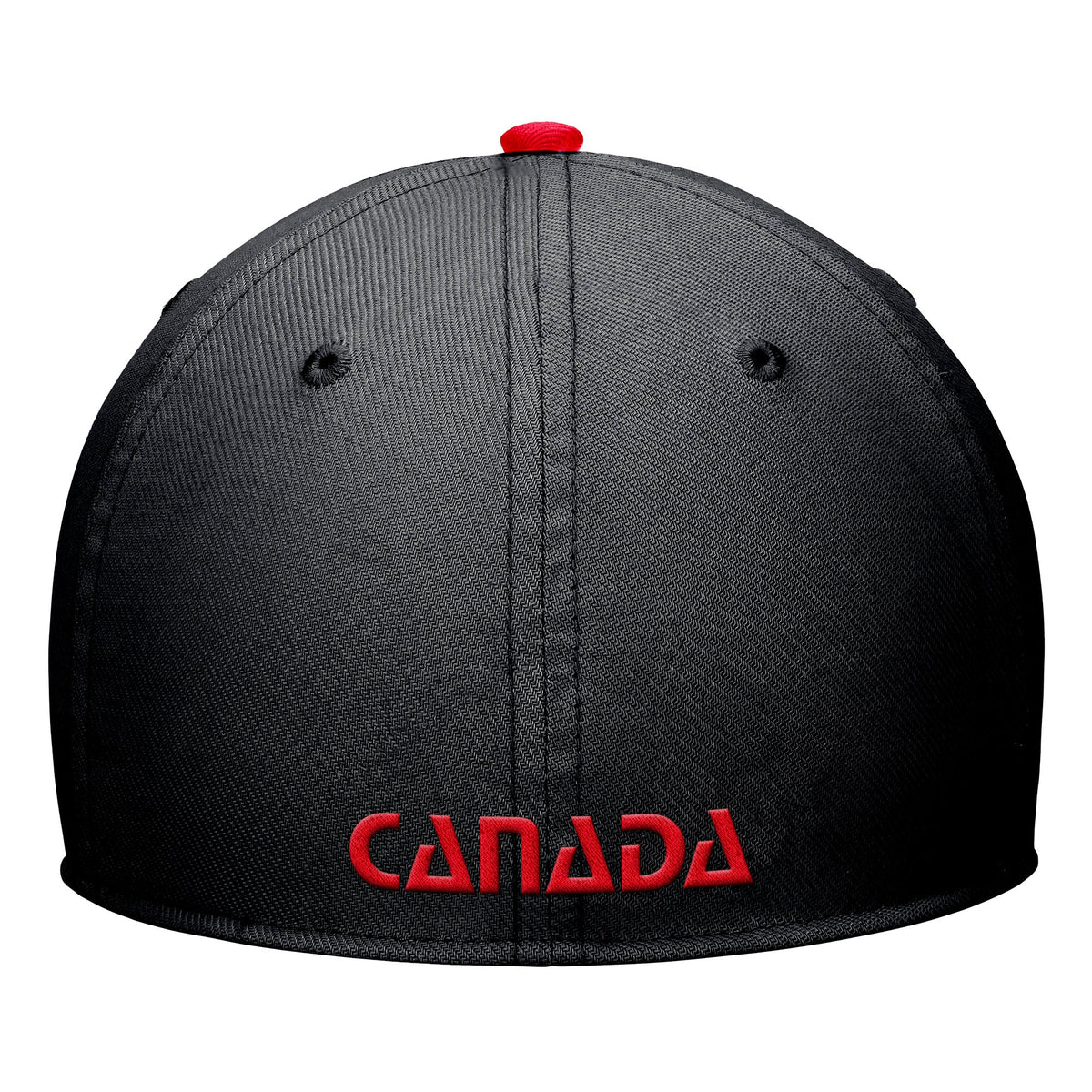 Canada Soccer FIFA Nike Men Black Rise Swoosh Flex Hat product image 2, provided for visual reference and product detail