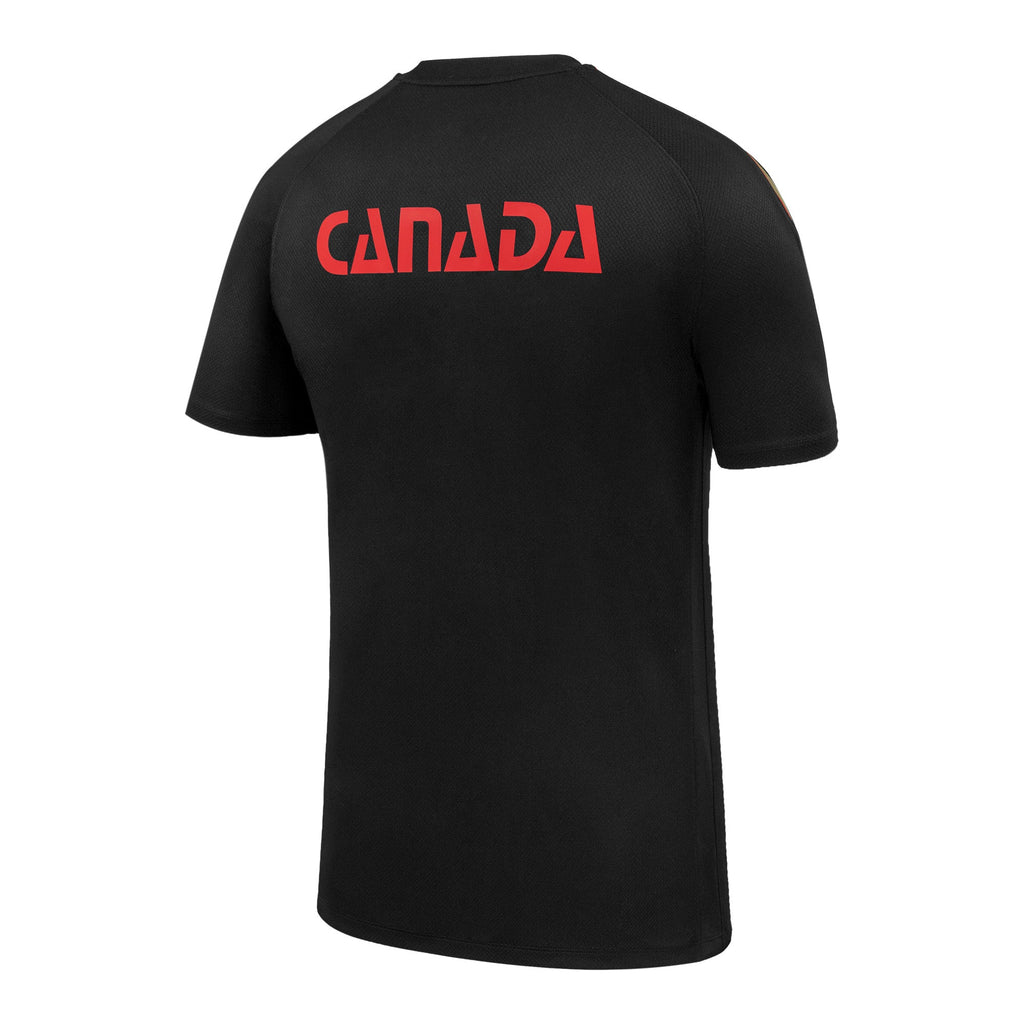Canada Soccer FIFA Nike Men Black Strike T-Shirt product image 2, provided for visual reference and product detail review