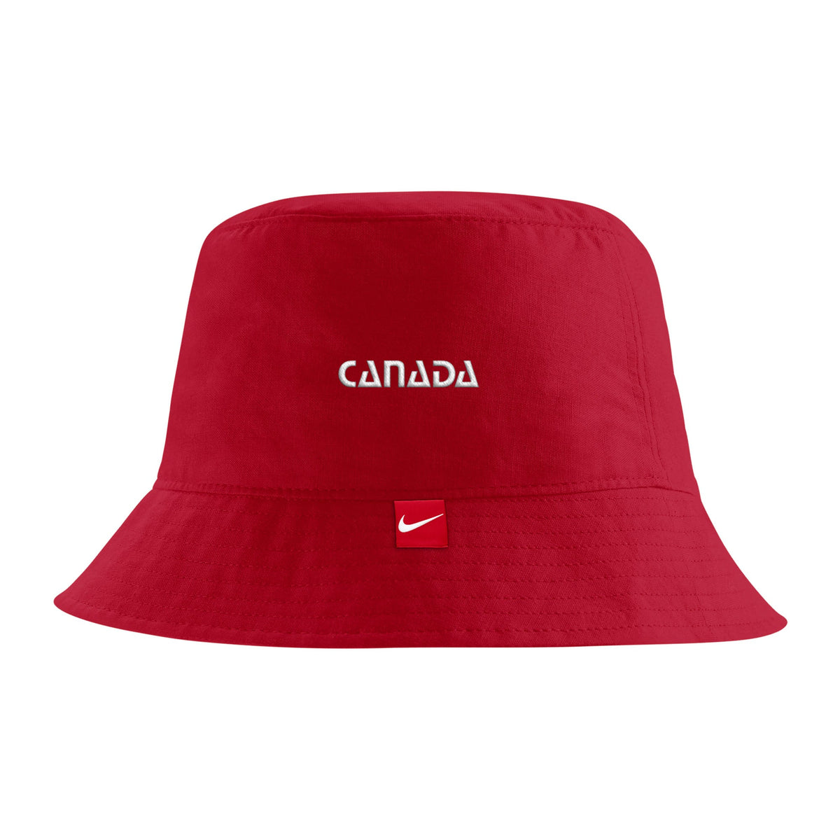 Canada Soccer FIFA Nike Men Red Apex Bucket Hat product image 2, provided for visual reference and product detail review