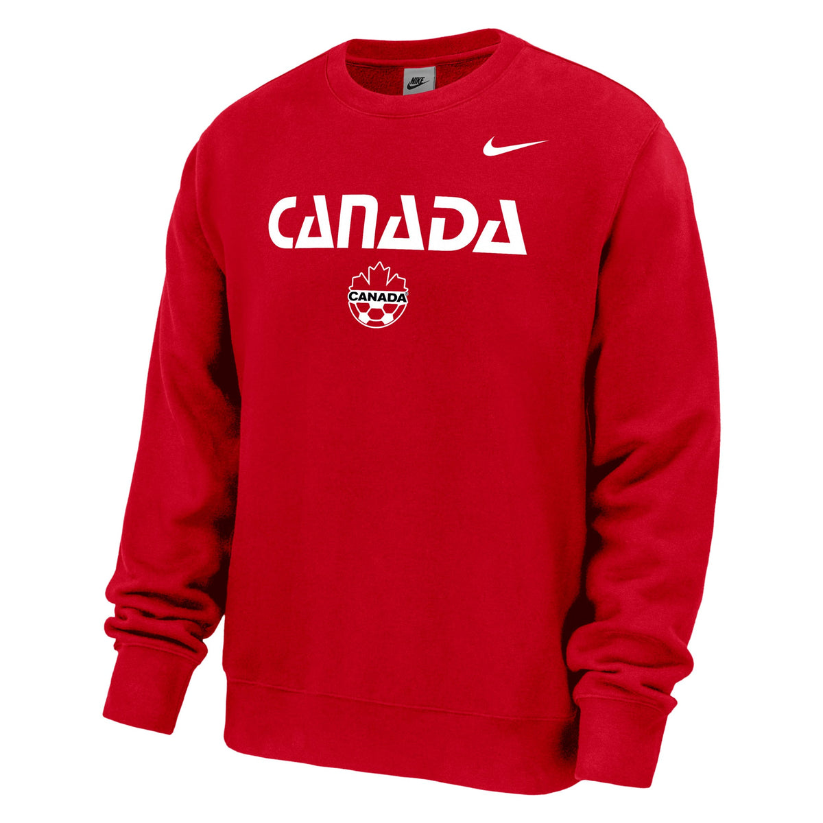 Canada Soccer FIFA Nike Men Red Club Fleece Sweater product image 1, provided for visual reference and product detail review